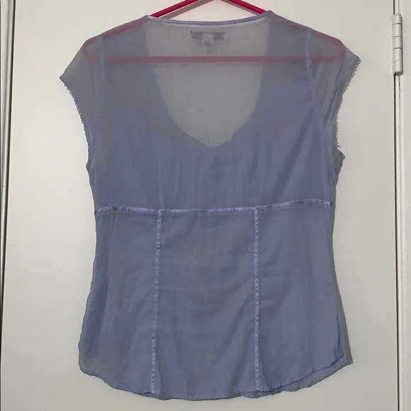 Embellished periwinkle top - Picture 4 of 6